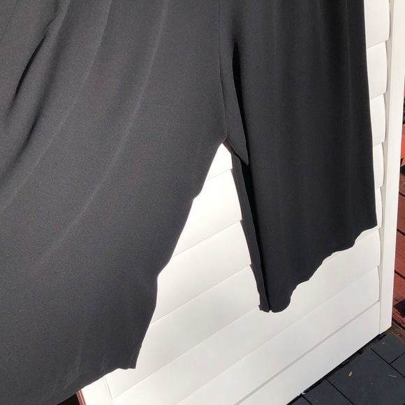 Eileen Fisher Black Wide Leg Trousers - Picture 4 of 10